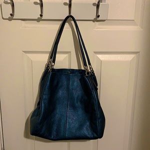 Coach tote in blue